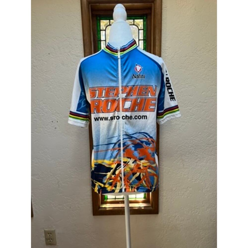 Nalini Vintage Stephen Roche Cycle Jersey Sz Small